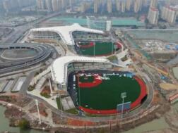 2022亚运会棒垒球体育文化中心开工